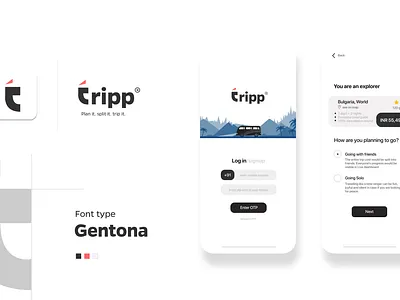Tripp App UX design adobephotoshop figma ui ux