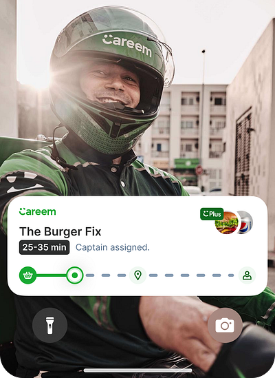 Live Activities iOS16 - Careem apple careem food delivery ios16 live activities