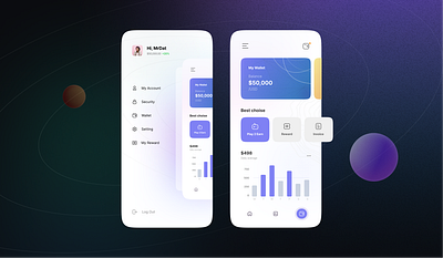 Crypto Wallet Mobile App [Freebie] app crypto figma light mobile ui4free wallet