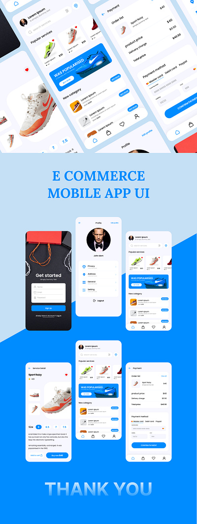 E commerce app ui appui ecommerce ecommerceappui mobileappui ui uidesign uiux uiuxdesign webui