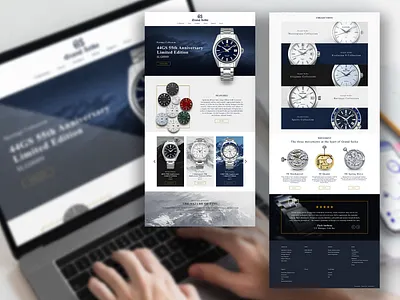 Watch Store Web Design / Landing page ads advertising animation brand branding facebook ads graphic design graphic designer landing page logo marketing motion graphics product advertising product design social media ui web web design web development website