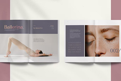PARALEL Photography Portfolio agency branding catalog clean design editorial graphic design illustration indesign indesign portfolio magazine motion graphics multipurpose photography photography portfolio portfolio print printable template ui