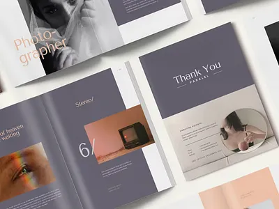 PARALEL Photography Portfolio agency branding catalog clean design editorial graphic design illustration indesign indesign portfolio magazine motion graphics multipurpose photography photography portfolio portfolio print printable template ui
