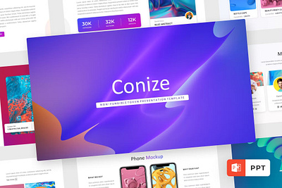 NFT Platform Powerpoint branding crypto currency design designposter graphic design illustration keynote marketplace minimalist modern motion graphics nft nft platform platform powerpoint presentation template transaction ui vector