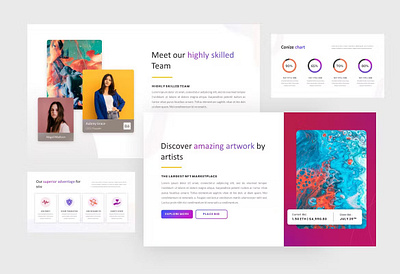 NFT Platform Powerpoint branding crypto currency design designposter graphic design illustration keynote marketplace minimalist modern motion graphics nft nft platform platform powerpoint presentation template token transaction ui