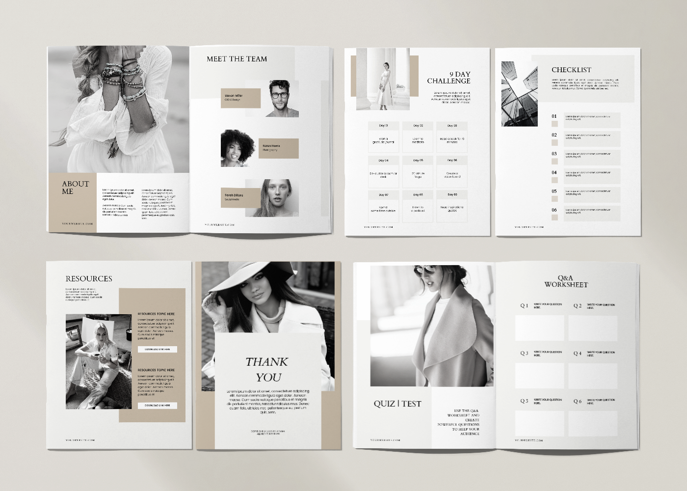 Example of Advanced Workbook (Custom Made)