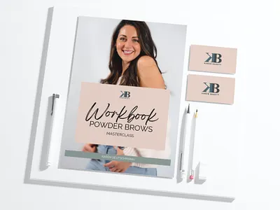 POWDER BROWS MASTERCLASS | Workbook | 74 pages bookcover bookdesign booklayout branding coachingbook coursebook design ebook graphic design mockup template templatedesign workbook workbookdesign workbooktemplate worksheet