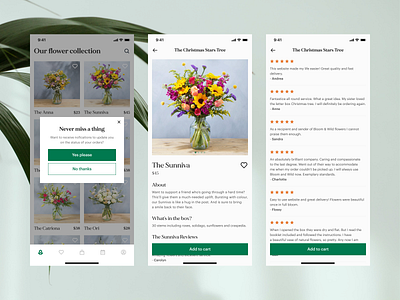 Floret - Flower Shopping App UI Design amazon amazon shopping app apple apps best shopping app buy clean e commerce flower flower app ios16 minimal sell shein shopping shopping app ui ux wwdc