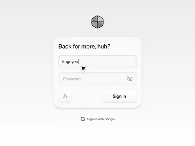 🔐 Sign in authentication depth light log in sign in ui ux