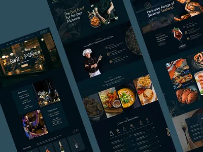 Restro - Restaurant & Bar WordPress Theme bar design food landing page design homepage landingpage onlinefood pizza pub restrurant web template uidesign uiux webdesign wordpresstheme