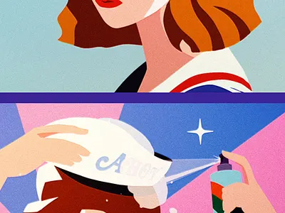 Steve Harrington 2d allevato animation dustin ice cream illustration robin season steve stranger things sugar blood vector