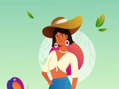 female character design character design flat illustration graphic design illustration minimal vector