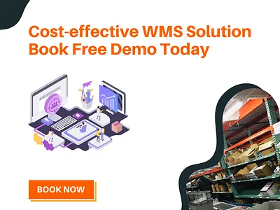 Cost-effective WMS Solution - Book Free Demo Today - OmneelabWMS animation branding graphic design