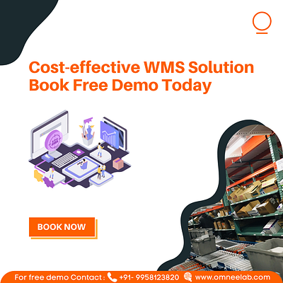 Cost-effective WMS Solution - Book Free Demo Today - OmneelabWMS animation branding graphic design