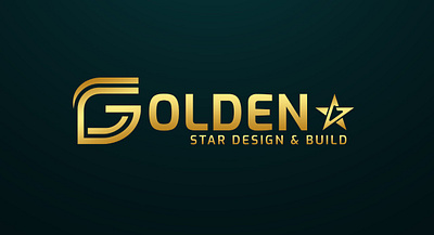 GOLDEN STAR DESIGN & BUILD animation graphic design logo