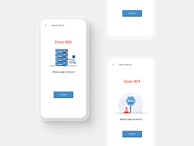 404 Page app branding design graphic design illustration logo typography ui ux vector