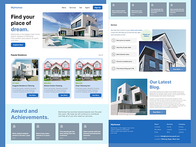 MyHomee Agency Property Website Landing Page