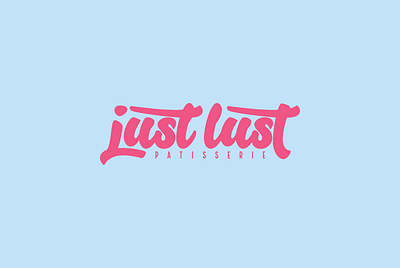 Just Lust Logo branding design lettering logo modern typography vector