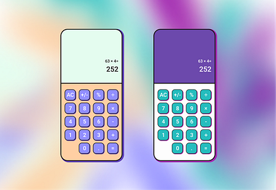 daily 004 - calculator // neubrutalism 004 calc calculator colorful daily ui challenge dailyui design design challenge mobile app mobile design modern neobrutalism neubrutalism newbrutalism ui user experience ux design