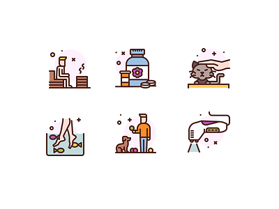 Therapy human icons illustration pictos premium therapy