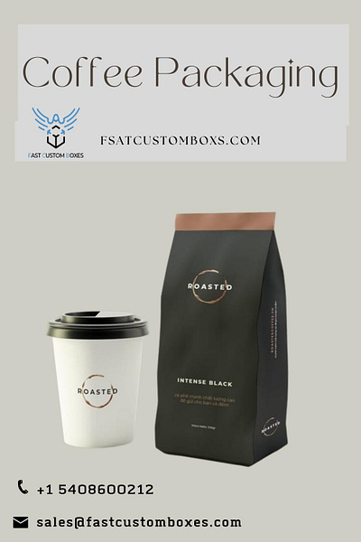Custom Coffee Packaging branding business coffee box custom boxes custom boxes supplies graphic design logo