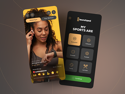 Fitness App Design activity app cardio crossfit design exercise fitness games gym health healthcare ios muscle sport tennis tracker training ui ux workout