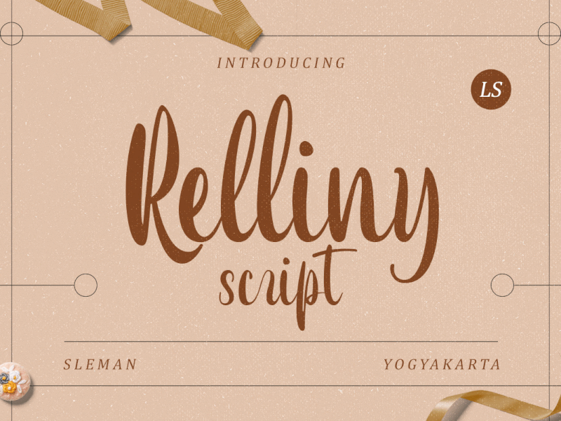 Relliny Script freebies happy font relliny script