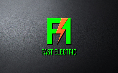 Logo-Design-Green-Power-Letter-F-Electric-Energy-Fast-Typography branding business design electric energy f fast flash graphic design green illustration letter logo logo design plant power symbol typography unique vector