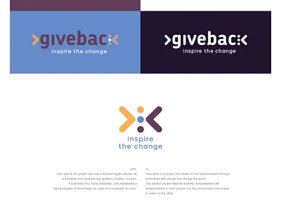 Give Back Branding branding design graphic design logo typography vector