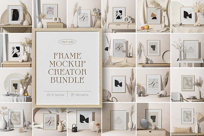 Frame mockup creator – Bundle graphicdesign