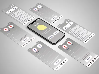 Mobile App UI graphic design mobile app design ui ui designn uiux user experience user interface ux