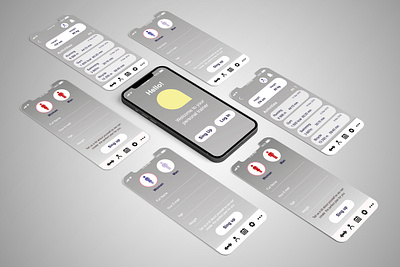 Mobile App UI graphic design mobile app design ui ui designn uiux user experience user interface ux