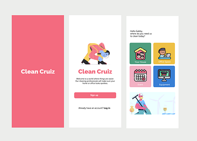 Clean Cruiz: My First Figma Design app design ui