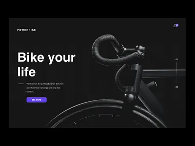 BIKE YOUR LIFE colorfull design flat illustration interface logo ui ux web webdesign