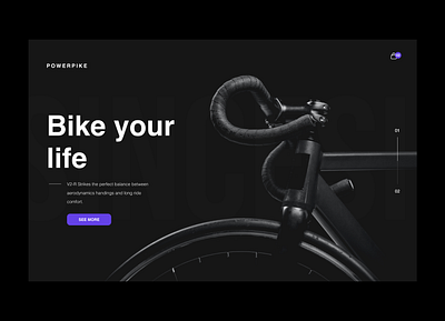 BIKE YOUR LIFE colorfull design flat illustration interface logo ui ux web webdesign