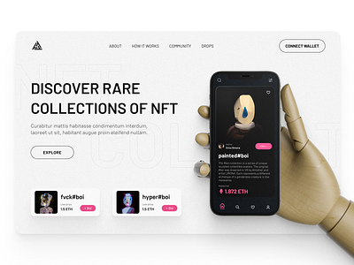 NFT Platform design figma makeevaflchallenge makeevaflchallenge7 nft ui ux uxui