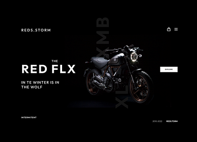 Moto Website Visual Exploration on black 1 colorfull design flat illustration interface logo ui ux web webdesign