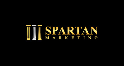 SPARTAN MARKETING brand identity branding design logo