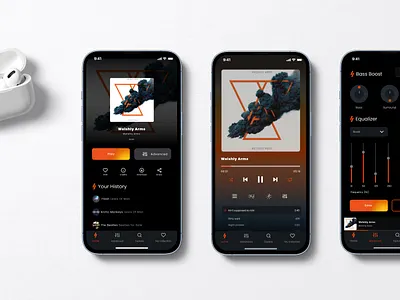 Winamp redesign app design logo ui ux
