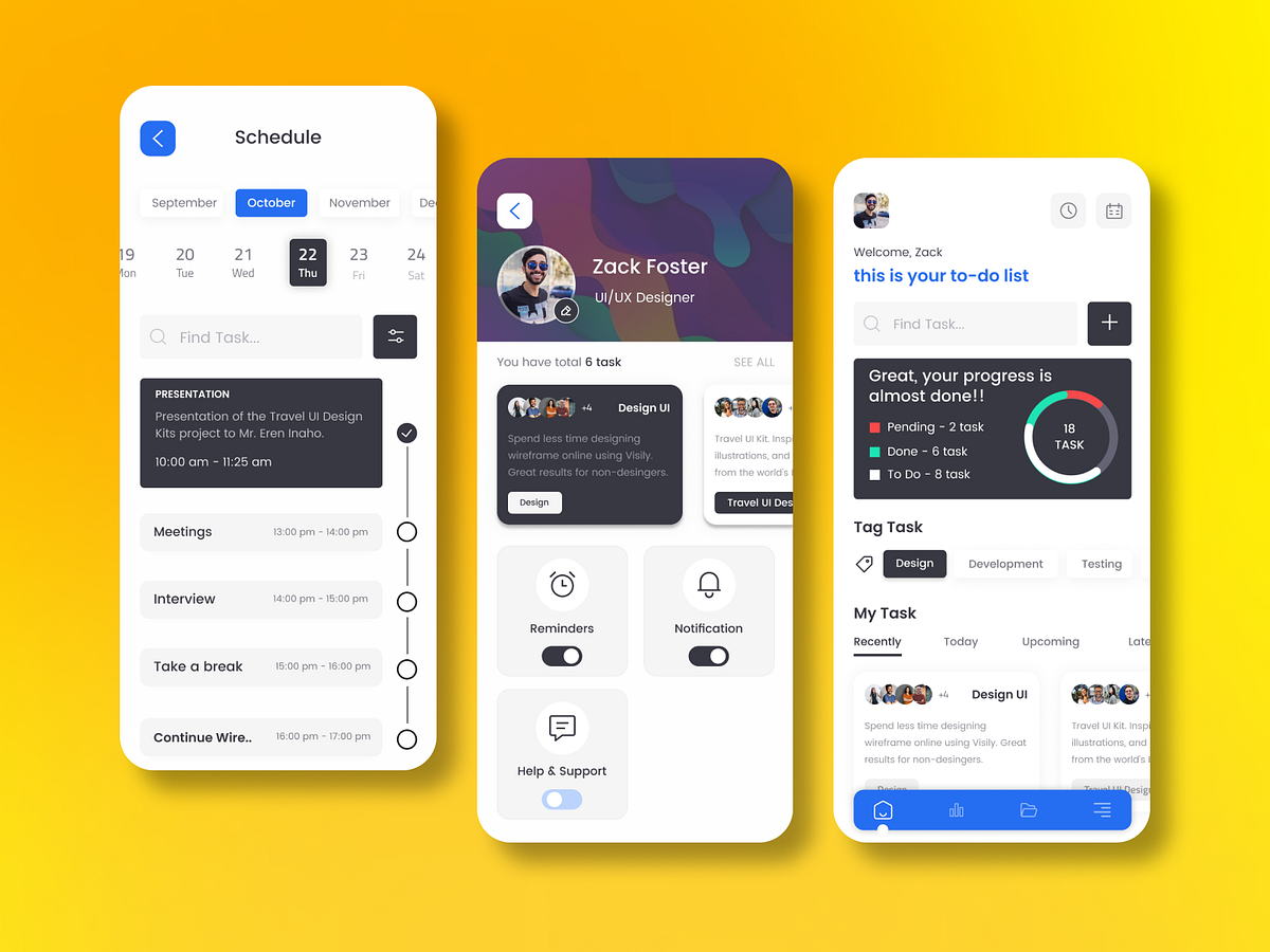 FlutterTop UI/ UX | Dribbble