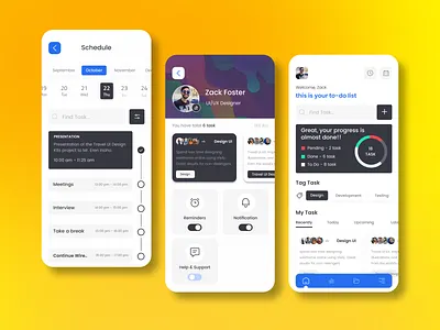 Project/ Task Management App calendar flutter app fluttertop management management app management system management tool managment mobile app productivity app project management schedule task app task flow task management task management app task manager to do list todo app uiux