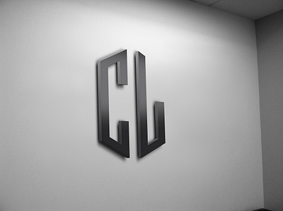 Logo-Design-Letter-CL-Text-3D-Agency-Typography-Unique-Agent 3d agency agent branding business cl company corporate design graphic design illustration letter logo logo design simple symbol text typography unique vector