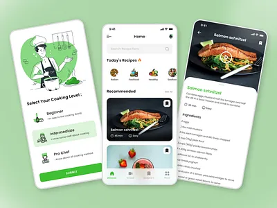 Online Recipe App breakfast cook app cookbook cooking cooking app dinner food and drink food app food recipe food recipe app foodie home cooking ingredients meal meals recipe recipe app recipe video recipes app uiux