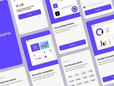 Casama | Onboarding mobile bazen agency bitcoin blockchain crypto crypto app crypto desktop app crypto mobile app crypto ui crypto wallet cryptocurrency dashboard defi ethereum finance fintech mobile dashboard saas ui ux web3