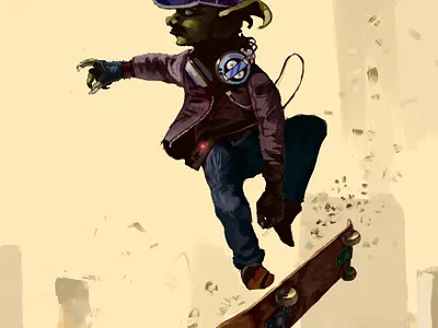 Skater illustration