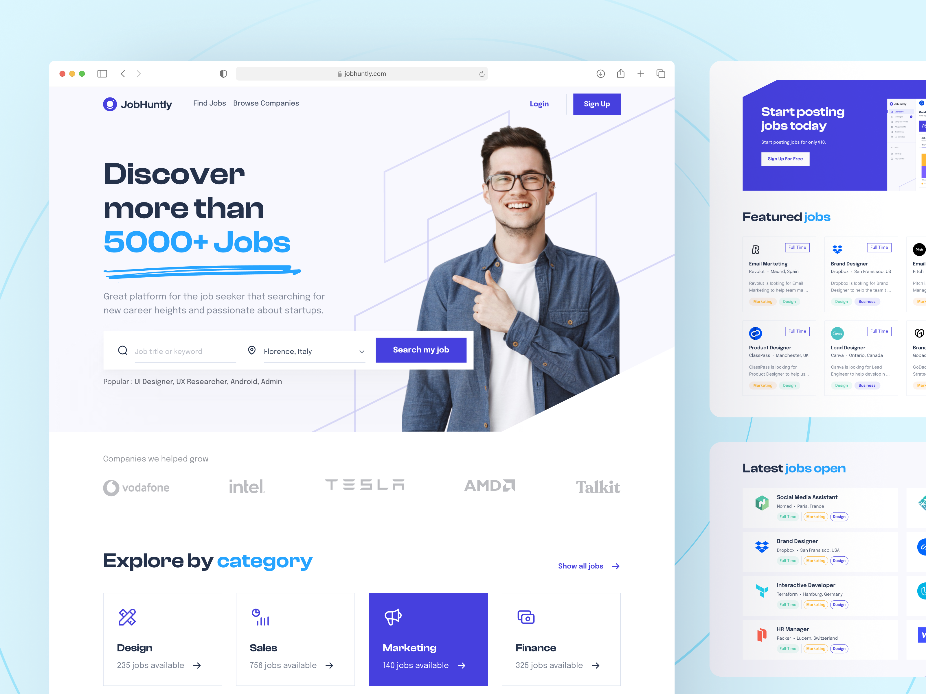 Example of Website Design