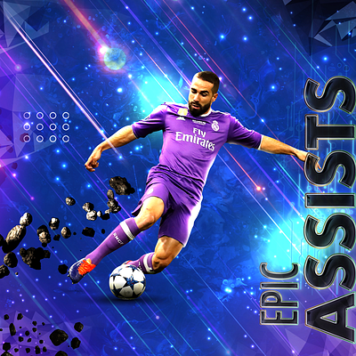 Real NFT Design - Epic Assists digitalart graphic design sport