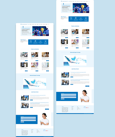 Landing Page Insight #portfolio #ptsolusindonusantara animation app branding clean design flat graphic design icon illustration illustrator logo logo design minimal typography ui ux vector web web design website