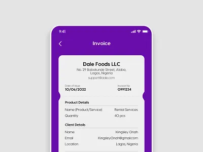 Invoice App Design design invoice invoice app receipt ui ui design uiux user experience user interface ux ux design