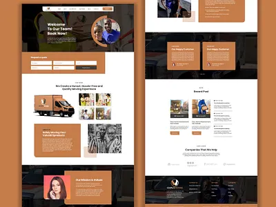 MOVING WEBSITE UI DESIGN branding ui uiux user interface website design website ui wordpress